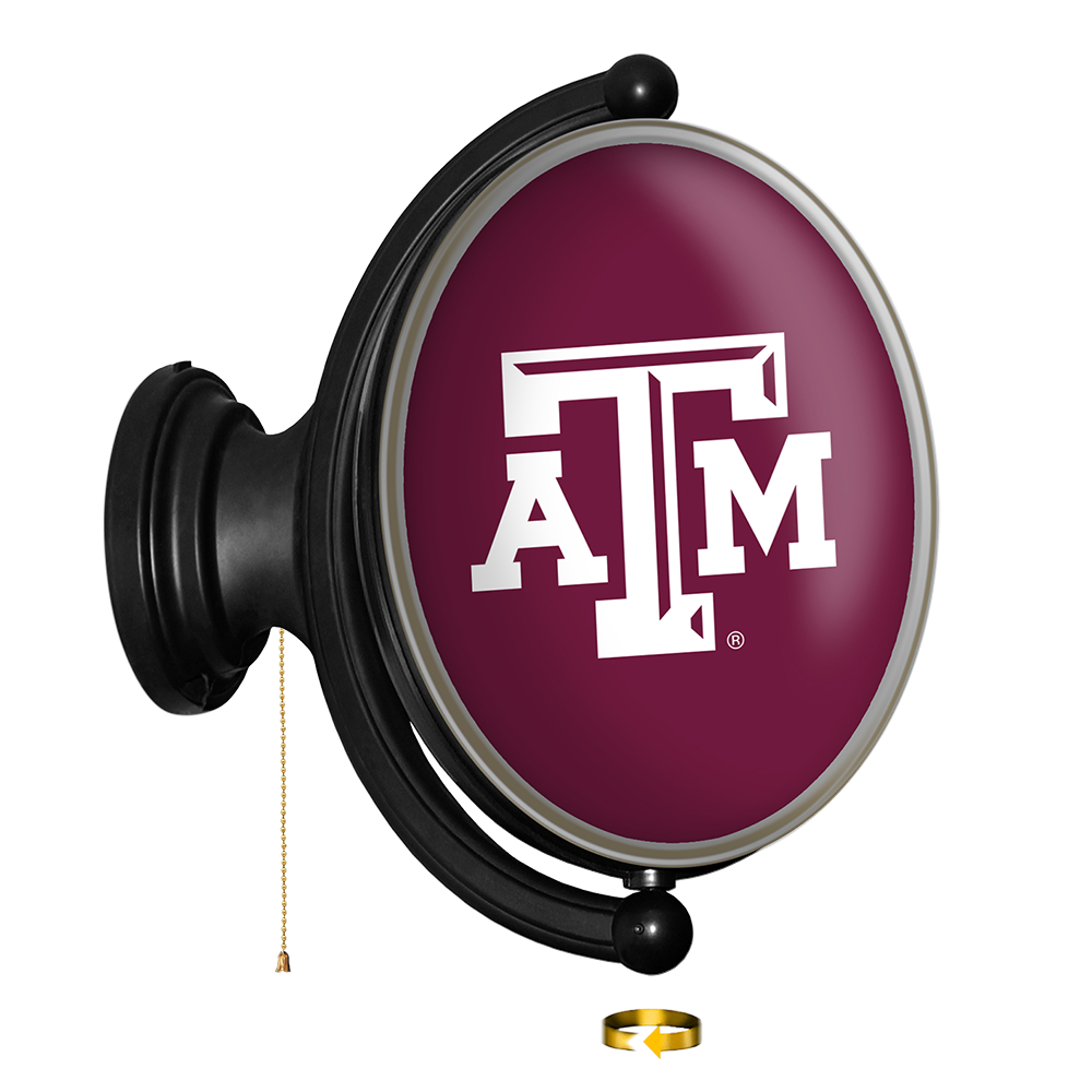 Texas A&M Aggies Oval Rotating Wall Sign