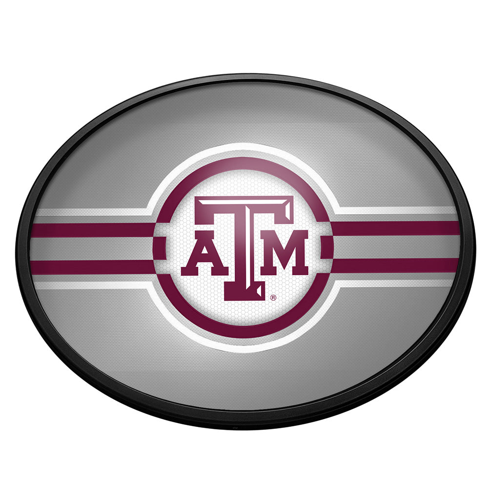 Texas A&M Aggies Slimline Oval Lighted Wall Sign
