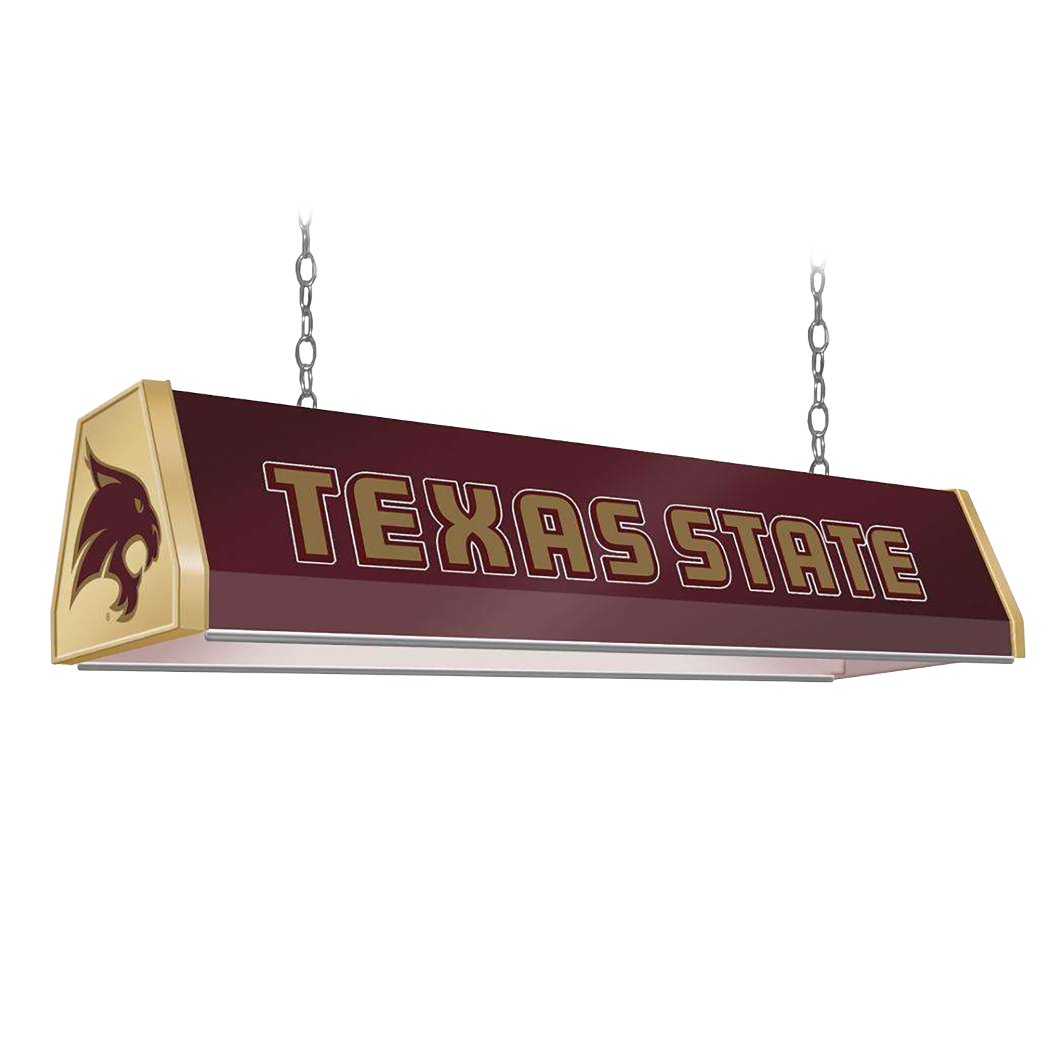Texas State Bobcats Standard Pool Table Light