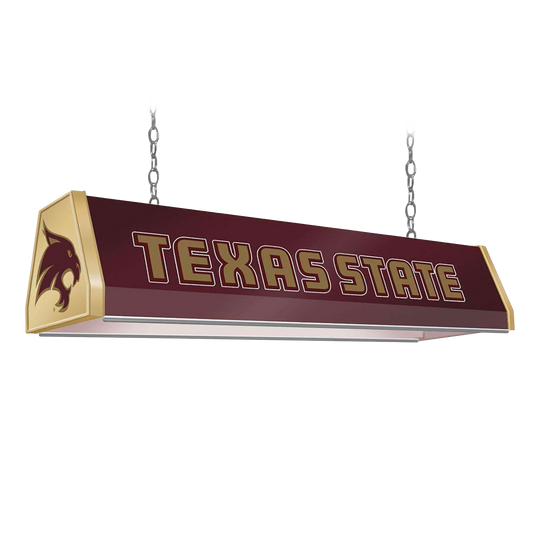 Texas State Bobcats Standard Pool Table Light