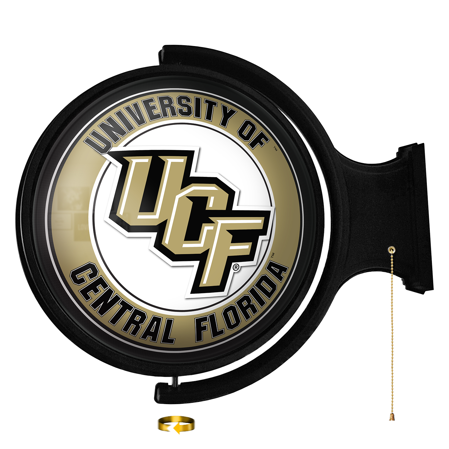 Central Florida Knights Round Rotating Wall Sign