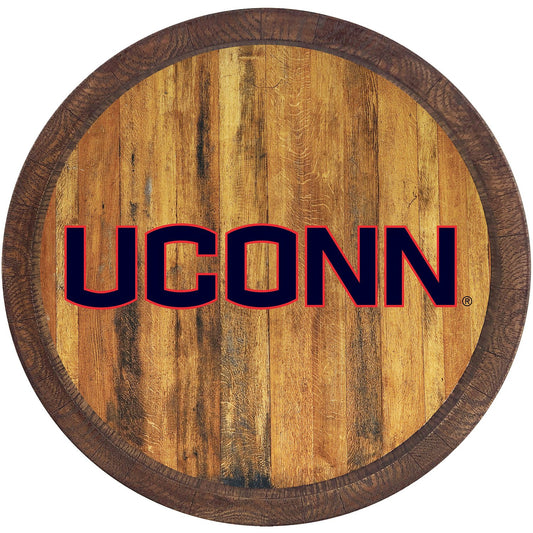 Connecticut Huskies Barrel Top Sign