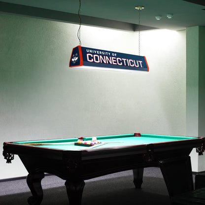 Connecticut Huskies Standard Pool Table Light Room View