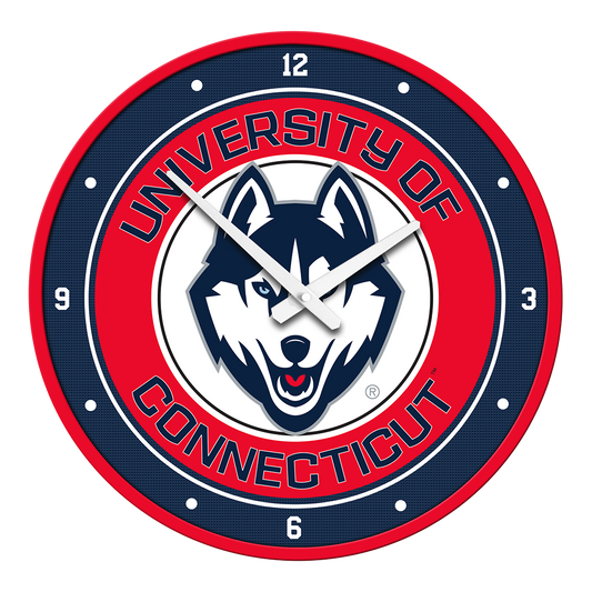 Connecticut Huskies Round Wall Clock