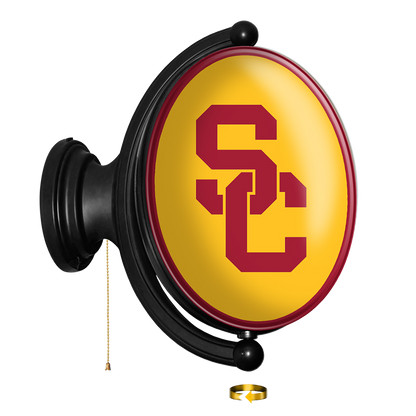 USC Trojans Oval Rotating Wall Sign