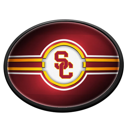 USC Trojans Slimline Oval Lighted Wall Sign