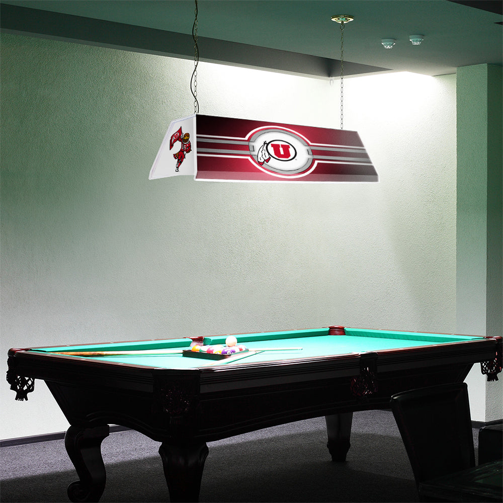 Utah Utes Edge Glow Pool Table Light Room View