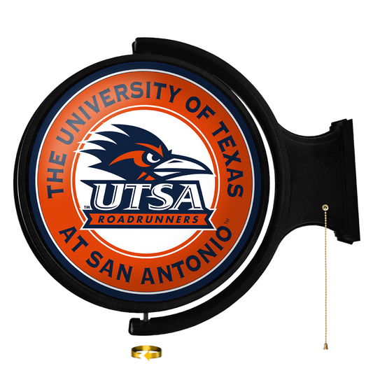 Texas San Antonio Road Runners Round Rotating Wall Sign