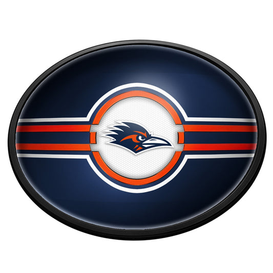 Texas San Antonio Road Runners Slimline Oval Lighted Wall Sign