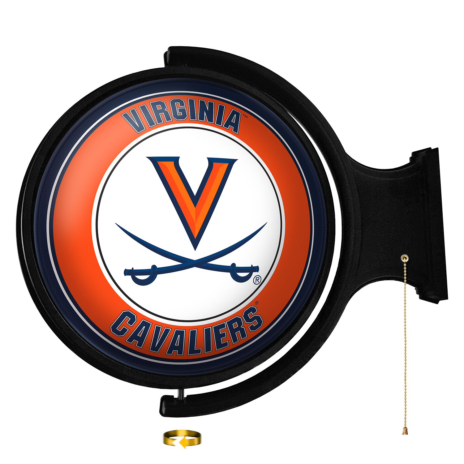 Virginia Cavaliers Round Rotating Wall Sign
