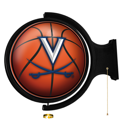 Virginia Cavaliers Round Basketball Rotating Wall Sign