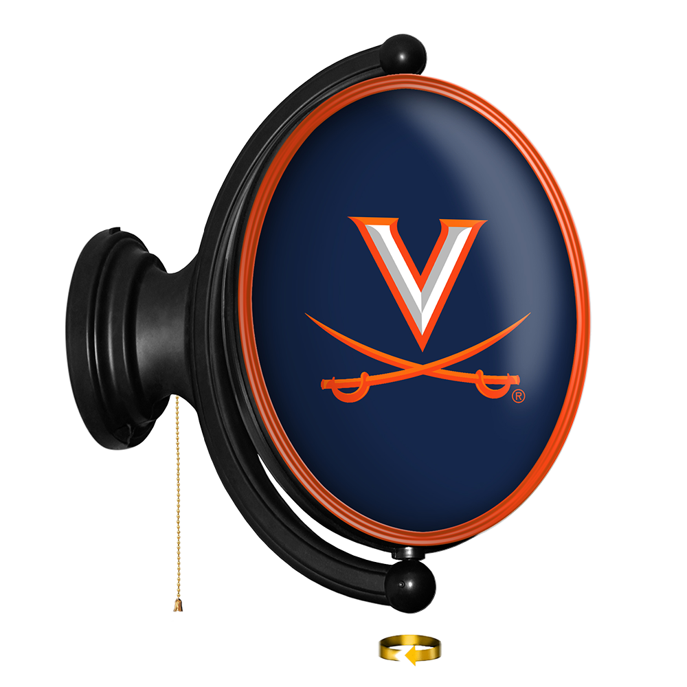 Virginia Cavaliers Oval Rotating Wall Sign