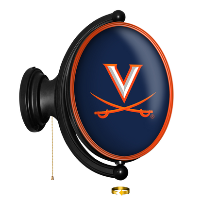 Virginia Cavaliers Oval Rotating Wall Sign
