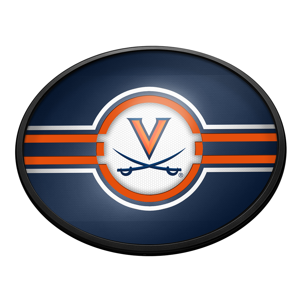 Virginia Cavaliers Slimline Oval Lighted Wall Sign