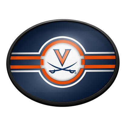 Virginia Cavaliers Slimline Oval Lighted Wall Sign