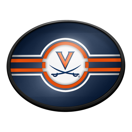 Virginia Cavaliers Slimline Oval Lighted Wall Sign
