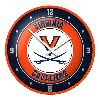 Virginia Cavaliers Round Wall Clock
