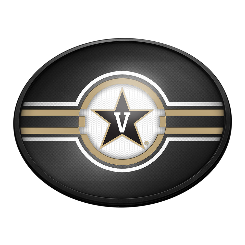 Vanderbilt Commodores Slimline Oval Lighted Wall Sign