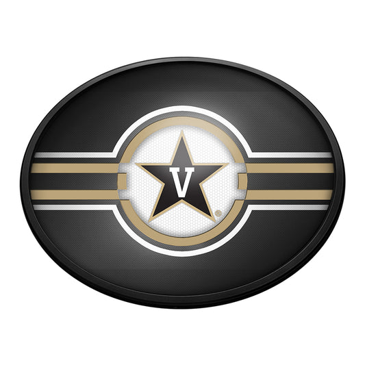 Vanderbilt Commodores Slimline Oval Lighted Wall Sign
