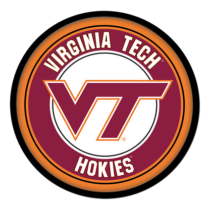 Virginia Tech Hokies Modern Disc Wall Sign