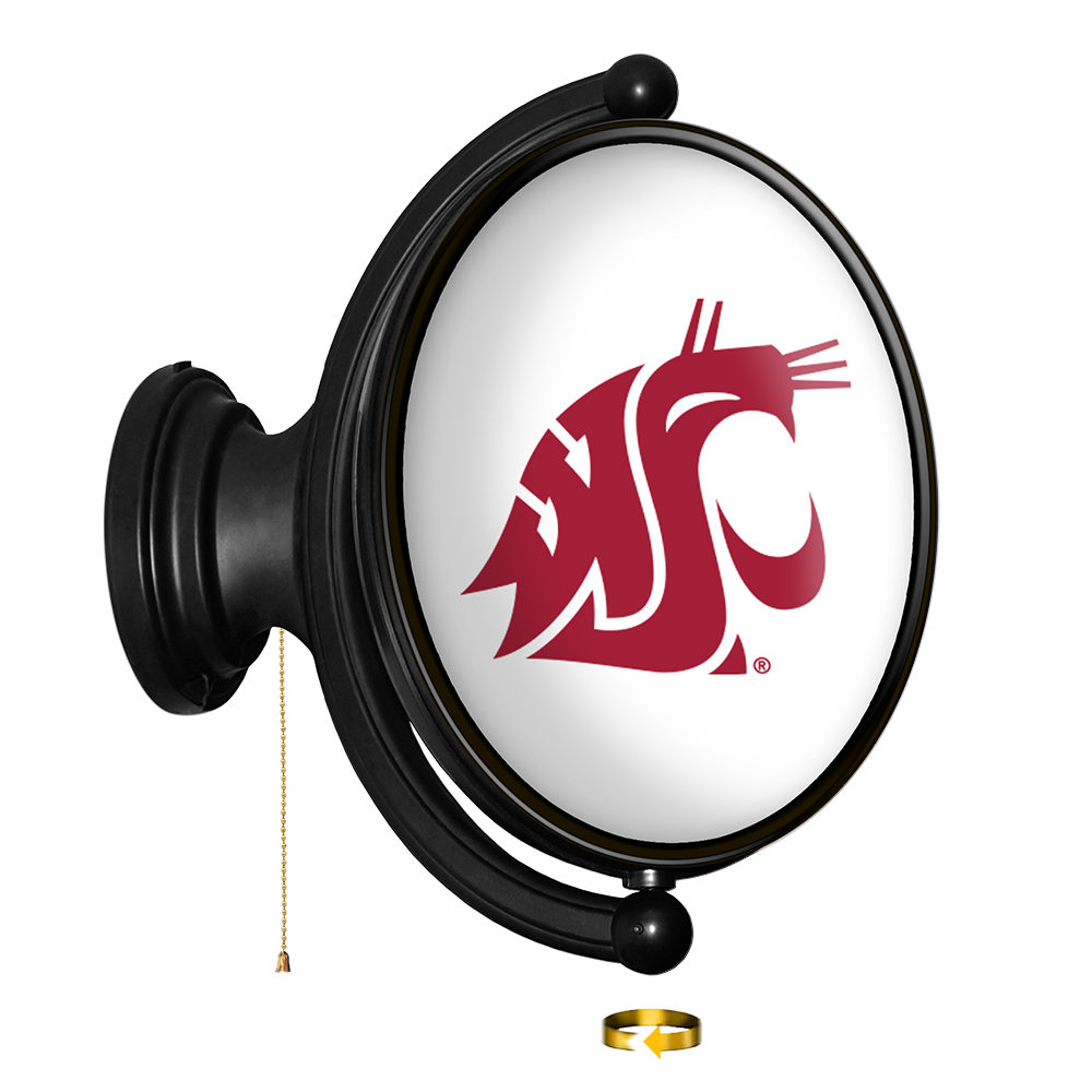Washington State Cougars Oval Rotating Wall Sign