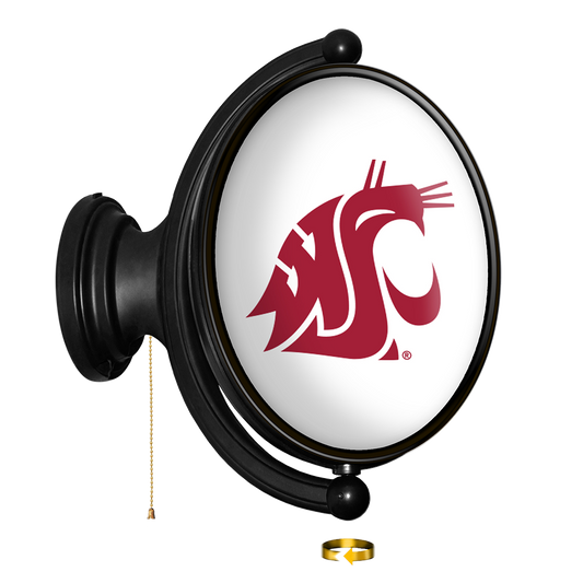 Washington State Cougars Oval Rotating Wall Sign
