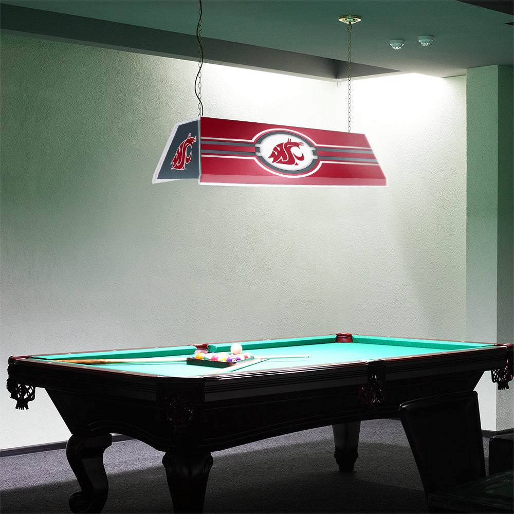 Washington State Cougars Edge Glow Pool Table Light Room View