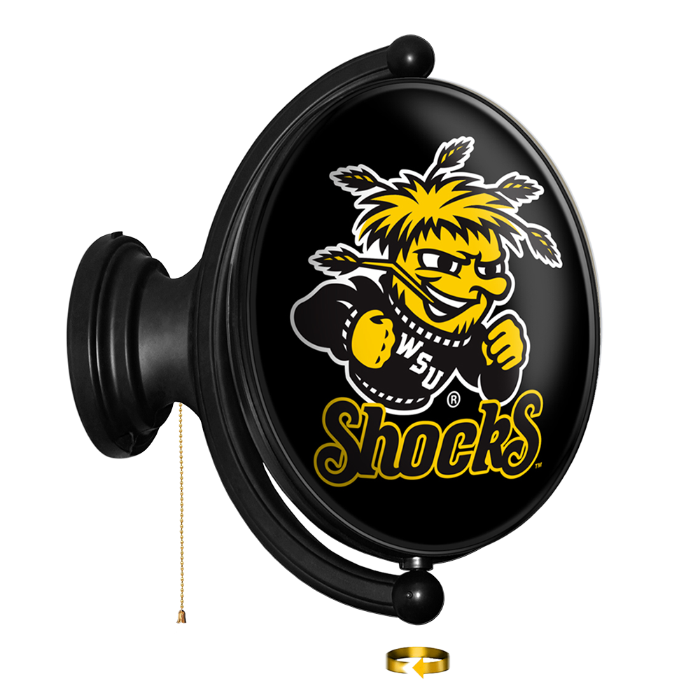 Wichita State Shockers Oval Rotating Wall Sign