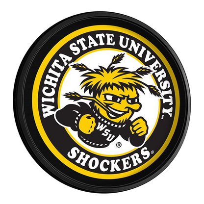 Wichita State Shockers Slimline Round Lighted Wall Sign