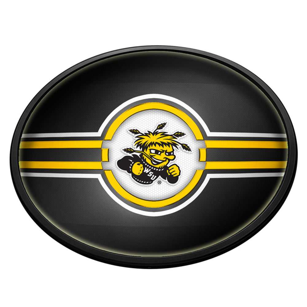 Wichita State Shockers Slimline Oval Lighted Wall Sign