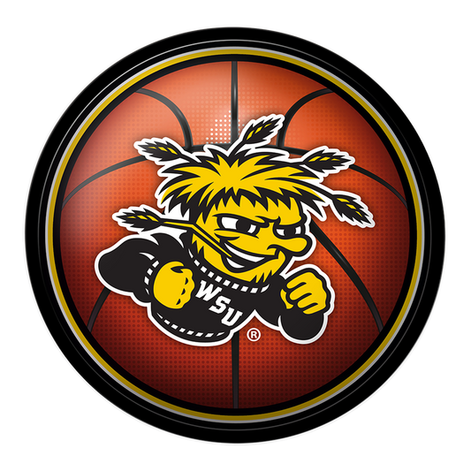 Wichita State Shockers Basketball Modern Disc Wall Sign