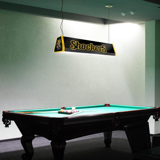 Wichita State Shockers Standard Pool Table Light Room View