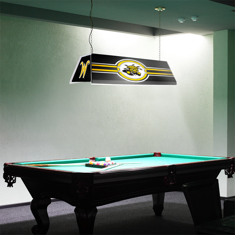 Wichita State Shockers Edge Glow Pool Table Light Room View