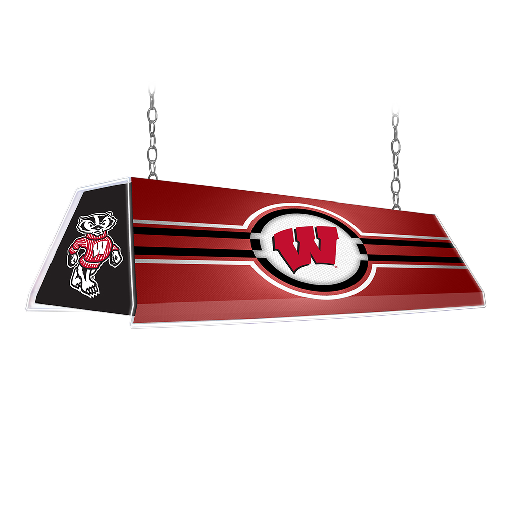 Wisconsin Badgers Edge Glow Pool Table Light