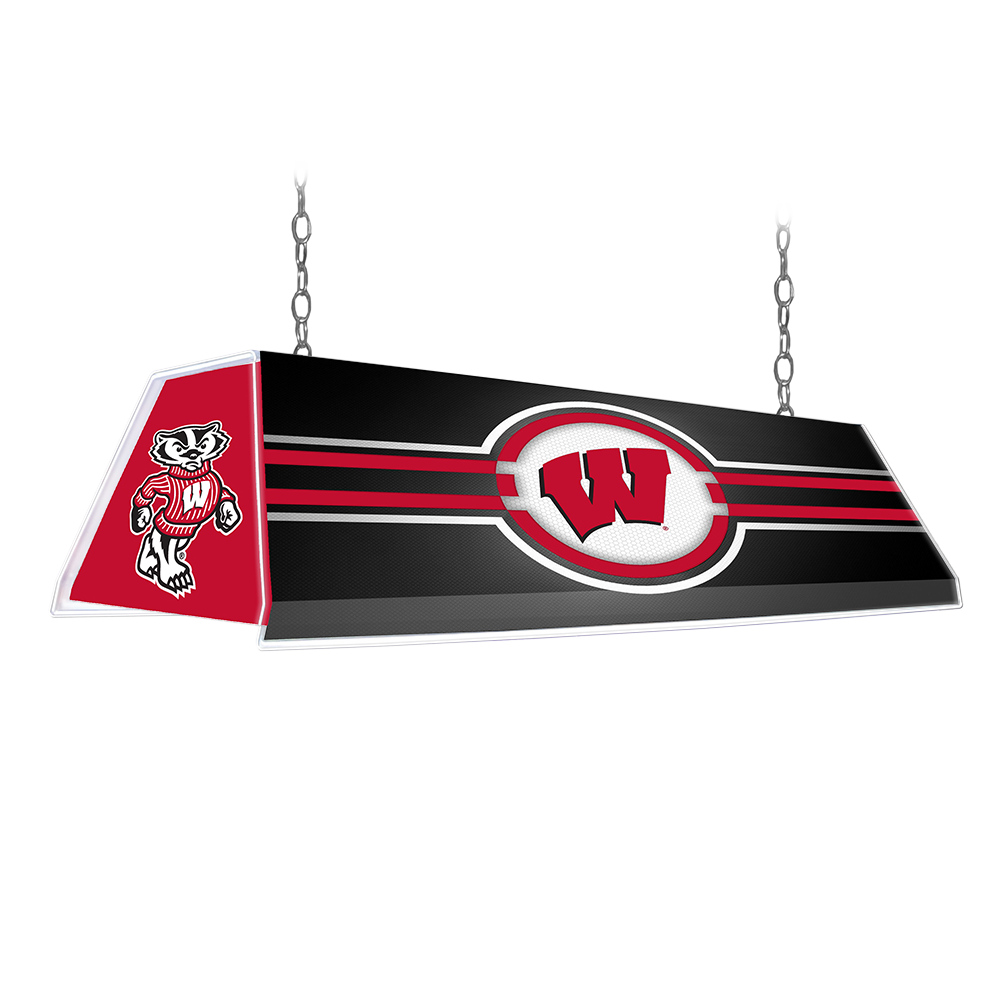 Wisconsin Badgers Edge Glow Pool Table Light