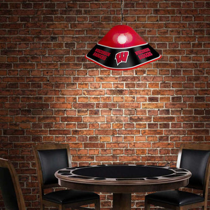 Wisconsin Badgers Game Table Light Room View