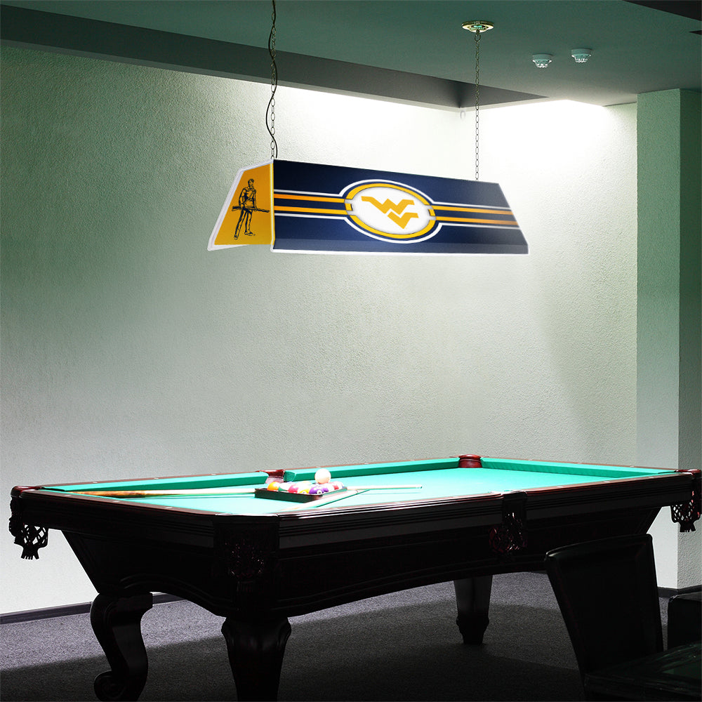West Virginia Mountaineers Edge Glow Pool Table Light Room View