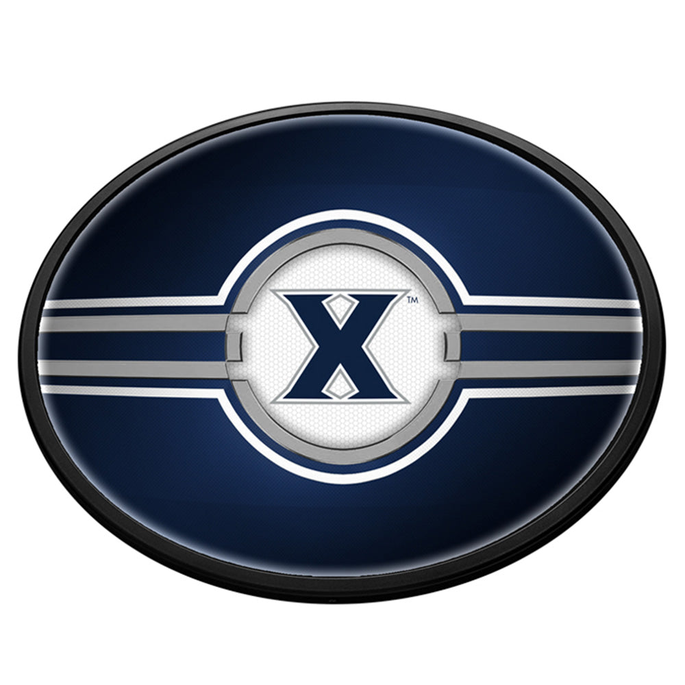 Xavier Musketeers Slimline Oval Lighted Wall Sign