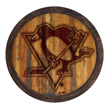 Pittsburgh Penguins Branded Barrel Top Sign