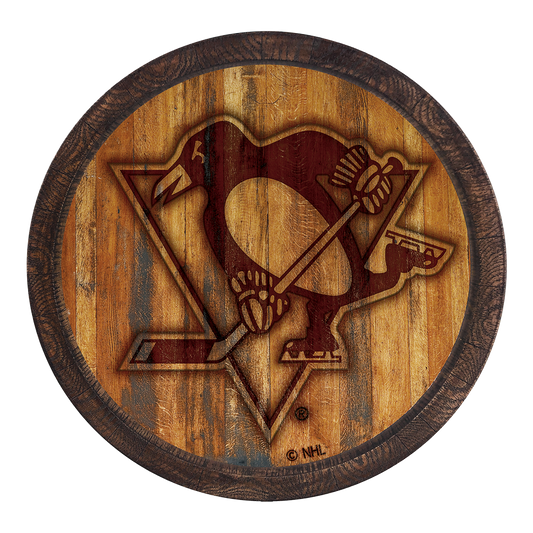 Pittsburgh Penguins Branded Barrel Top Sign