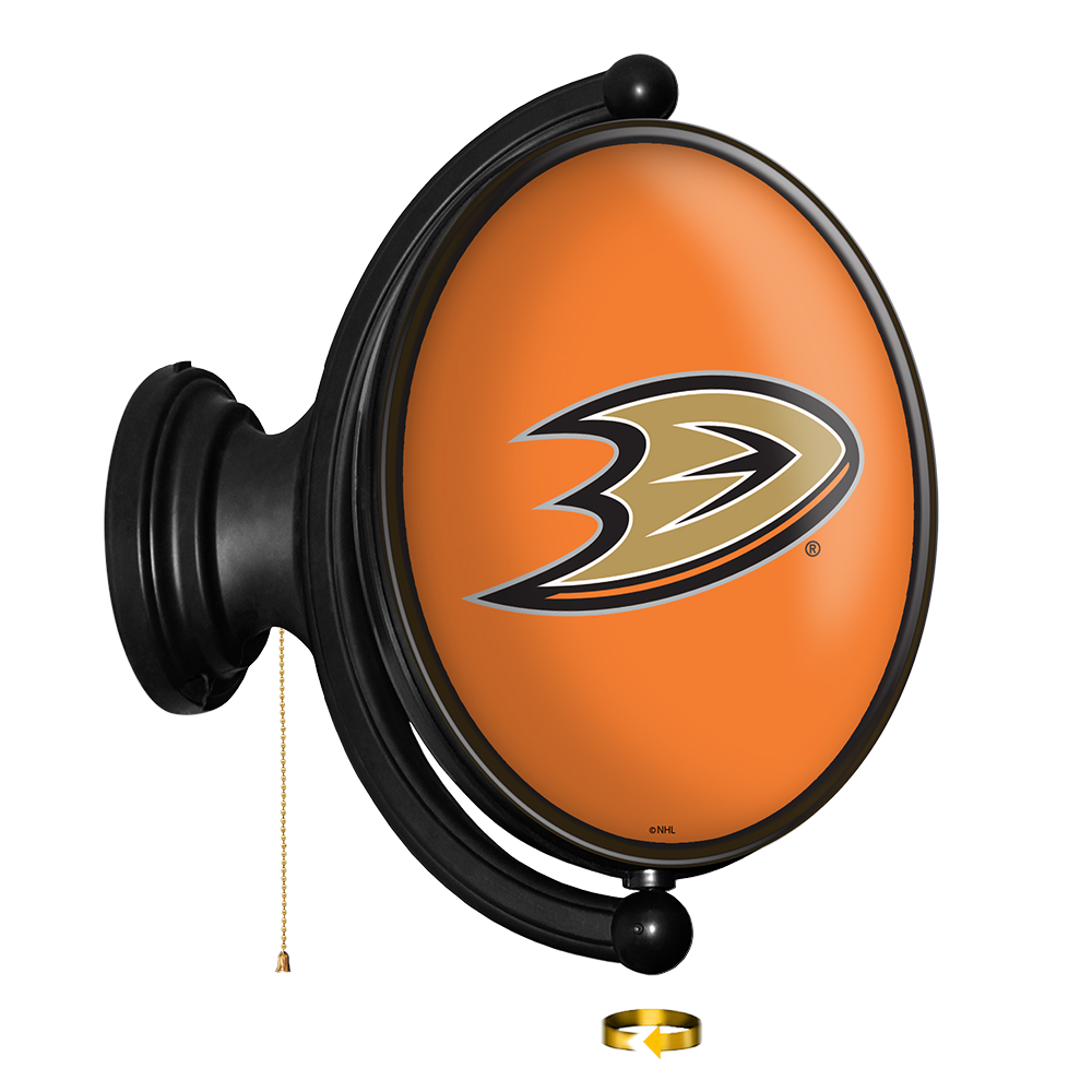 Anaheim Ducks Oval Rotating Wall Sign