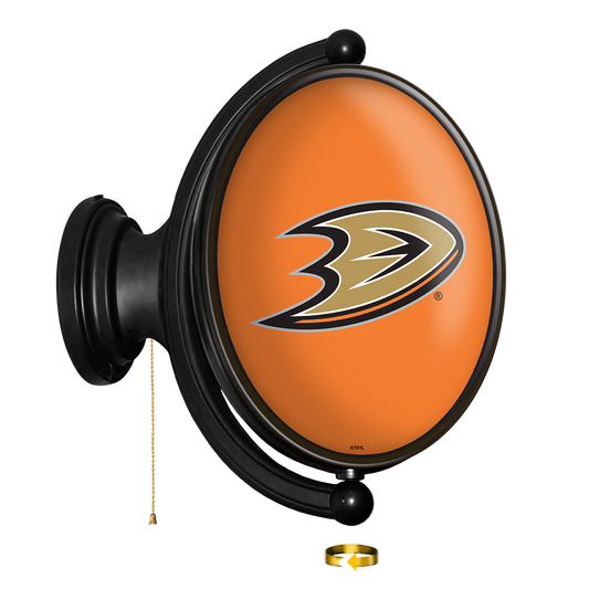 Anaheim Ducks Oval Rotating Wall Sign