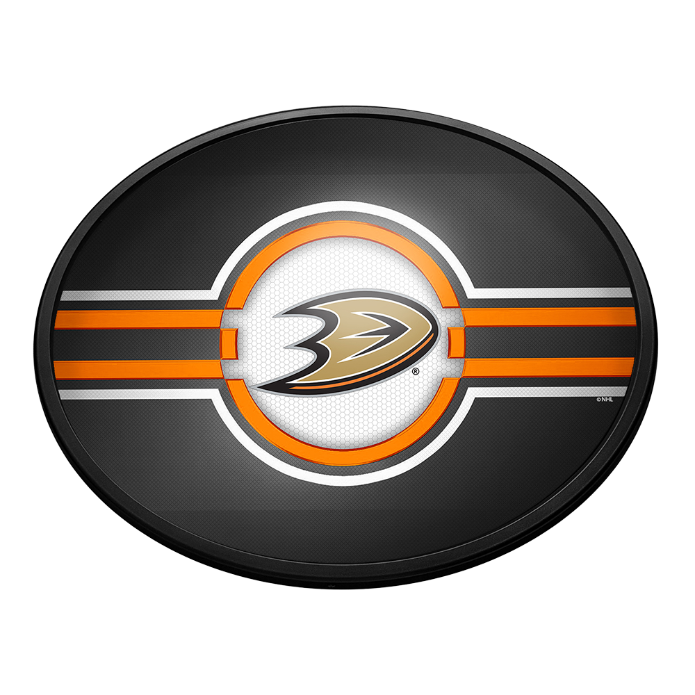 Anaheim Ducks Slimline Oval Lighted Wall Sign