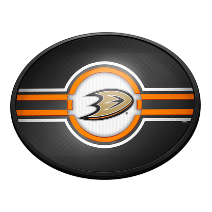 Anaheim Ducks Slimline Oval Lighted Wall Sign