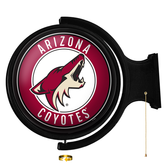 Arizona Coyotes Round Rotating Wall Sign