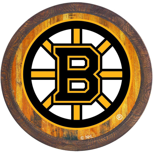 Boston Bruins Barrel Top Sign