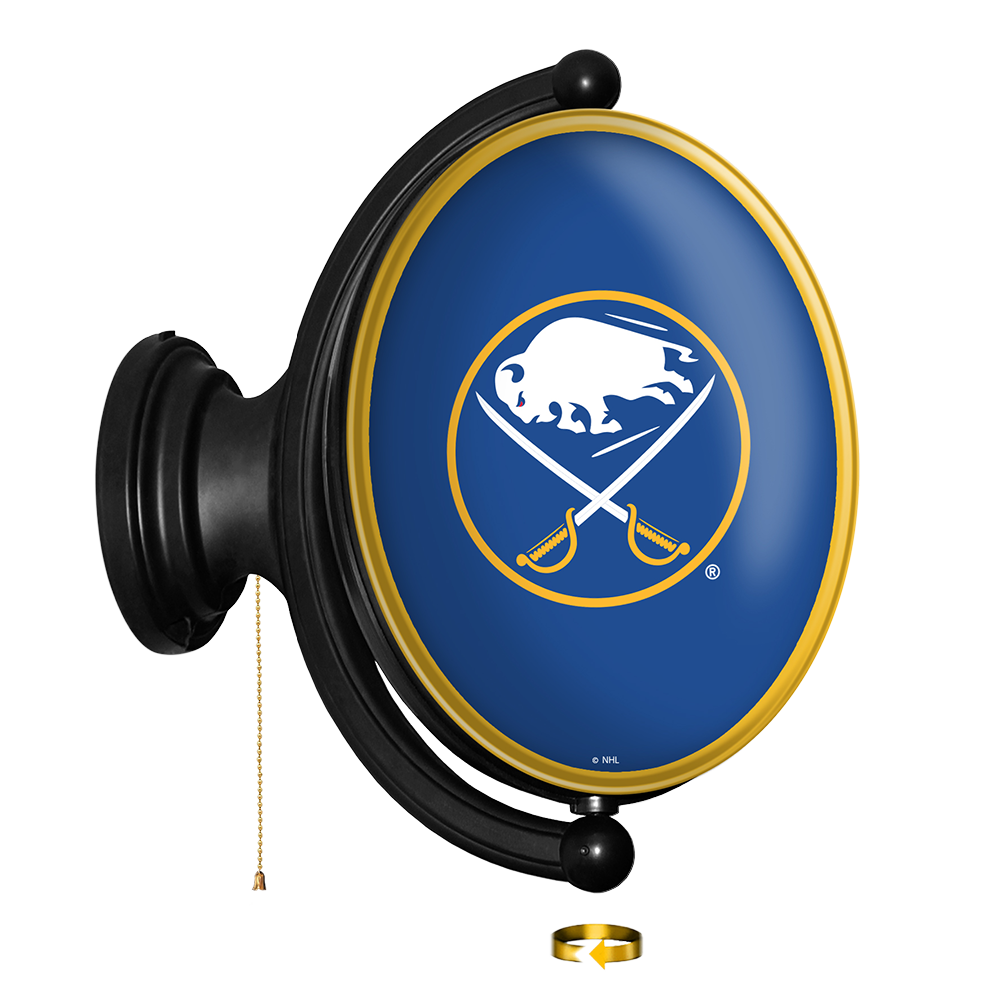 Buffalo Sabres Oval Rotating Wall Sign