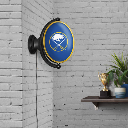 Buffalo Sabres Oval Rotating Wall Sign Room View