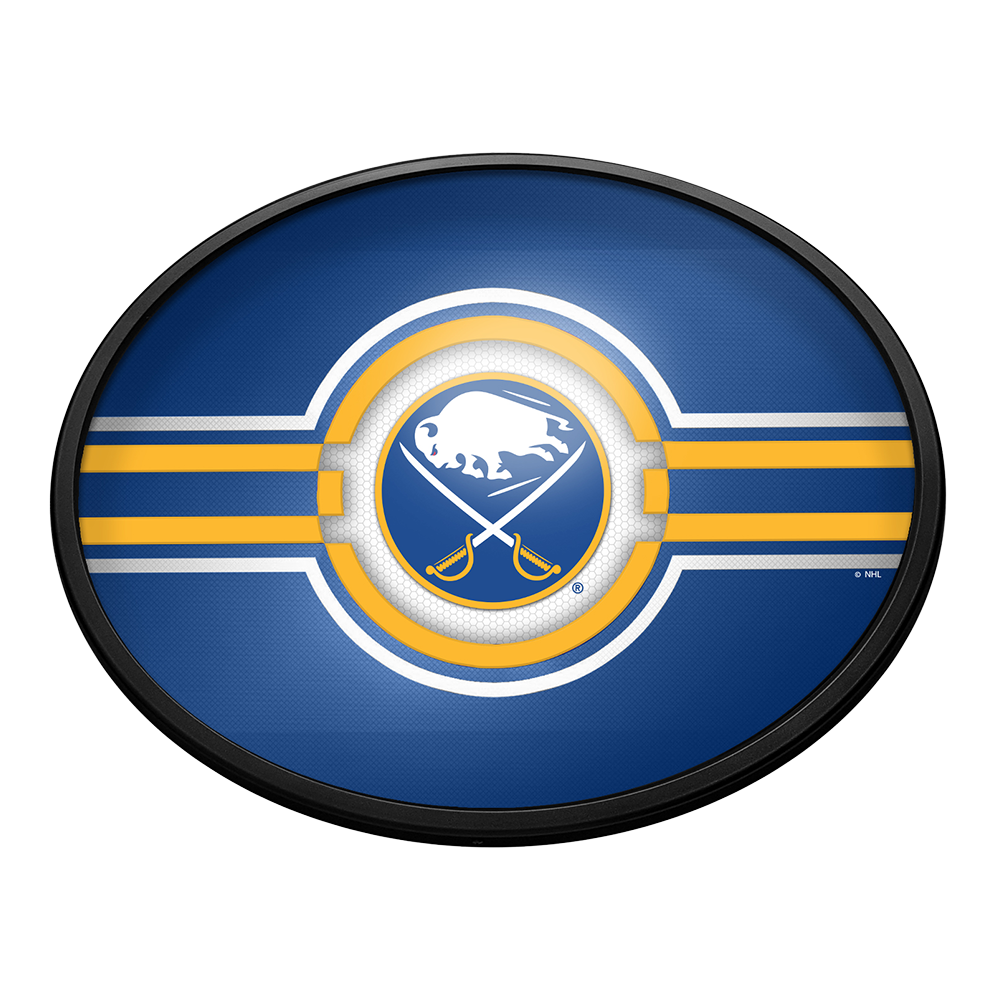 Buffalo Sabres Slimline Oval Lighted Wall Sign