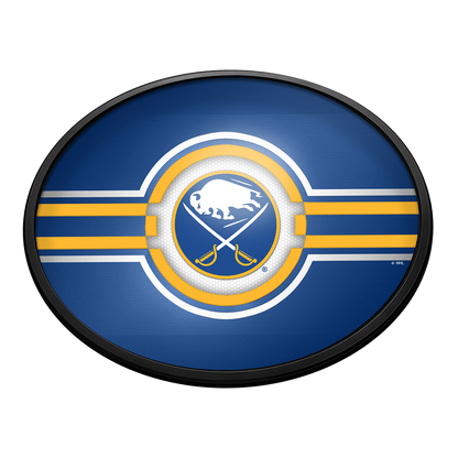 Buffalo Sabres Slimline Oval Lighted Wall Sign